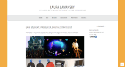 Desktop Screenshot of lauralamansky.com